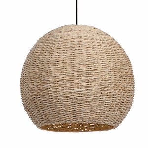 Seagrass - 1 Light Dome Pendant