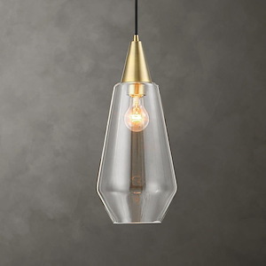 Eichler - 1 Light Mini Pendant-17.75 Inches Tall and 7.75 Inches Wide