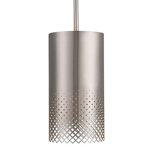 Manheim - 1 Light Pendant-12 Inches Tall and 6 Inches Wide