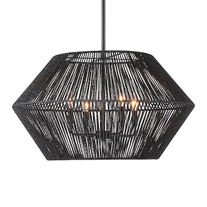 Suva - 4 Light Pendant-16.25 Inches Tall and 28 Inches Wide