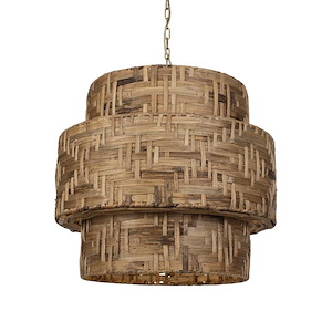 Water Hyacinth - 4 Light Pendant-23 Inch Tall and 24.25 Inch Wide