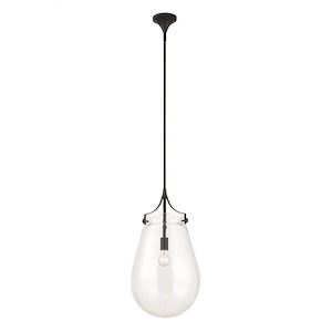 Dewdrop - 1 Light Pendant-25 Inch Tall and 13.5 Inch Wide - 1378922