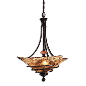Vitalia Pendant 3 Light - 22.25 inches wide by 22.25 inches deep