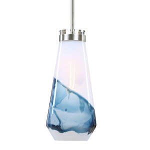 Windswept Mini Pendant 1 Light - 8.25 inches wide by 8.25 inches deep