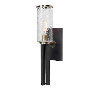 Jarsdel - 1 Light Industrial Wall Sconce - 5.13 inches wide by 7 inches deep