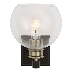 Kent - 1 Light Wall Sconce-9.25 Inches Tall and 7 Inches Wide