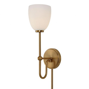 Trophy - 1 Light Wall Sconce-18.25 Inches Tall and 5.75 Inches Wide