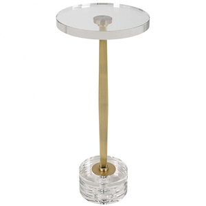 Groove - Drink Table-23.75 Inches Tall and 10.25 Inches Wide