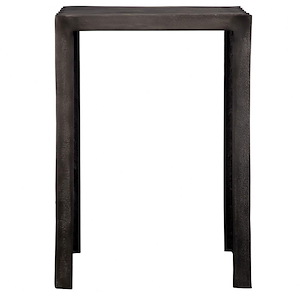 In The Groove - Accent Table-23 Inches Tall and 16 Inches Wide