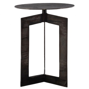 Deltoid - Accent Table-24 Inches Tall and 17.5 Inches Wide