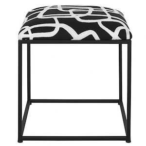 Twists And Turns - Accent Stool-19.25 Inches Tall and 18 Inches Wide