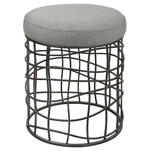 Carnival - Accent Stool-19.75 Inches Tall and 16.25 Inches Wide