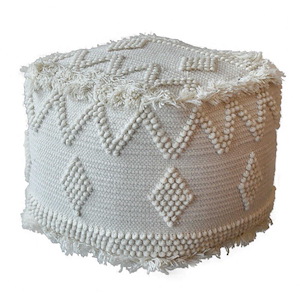 Uriah - 18 inch Pouf - 18 inches wide by 18 inches deep