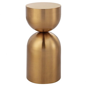Golden Vessel - Accent Table-22 Inches Tall and 10 Inches Wide
