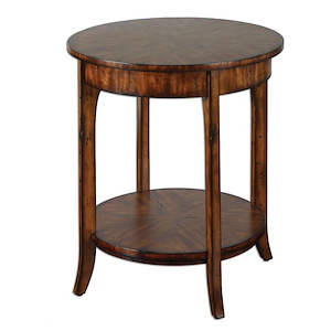 Carmel - 26.5 inch Round Lamp Table - 22 inches wide by 22 inches deep