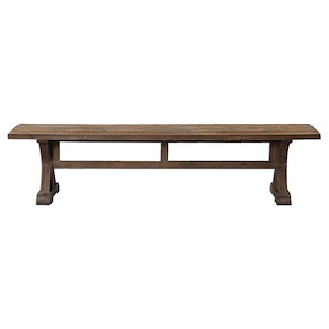 Stratford - 76 inch Wood Bench - 484520