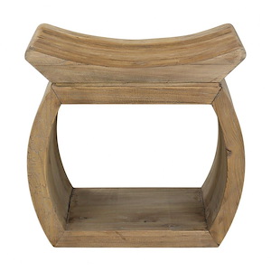 Connor - 18 inch Elm Accent Stool - 863120