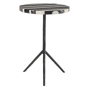 Fine Line - 23.8 inch Round Accent Table - 16.1 inches wide by 16.1 inches deep