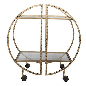 Zelina - Bar Cart-32.7 Inches Tall and 30.3 Inches Wide