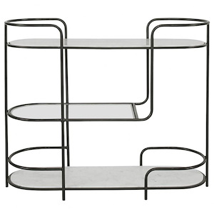 Trolley Bar - Console-38 Inches Tall and 44 Inches Wide