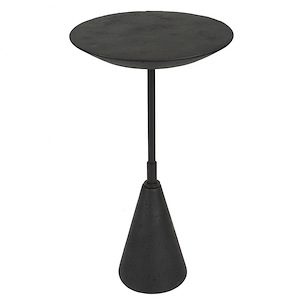 Midnight - Accent Table-22.5 Inches Tall and 12.5 Inches Wide