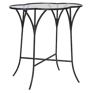 Adhira - 24 inch Accent Table - 24 inches wide by 15.5 inches deep