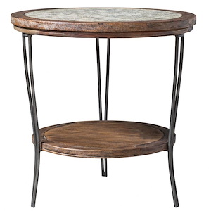 Saskia - 24 inch Round Side Table - 24 inches wide by 24 inches deep