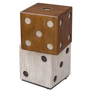 Roll The Dice - 24.75 Inch Accent Table