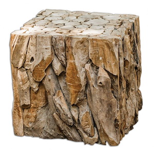 Teak Root - 18.5 inch Bunching Cube Table - 400629