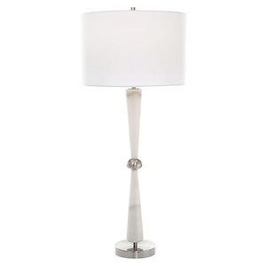 Hourglass - 1 Light Table Lamp-35 Inches Tall and 15 Inches Wide