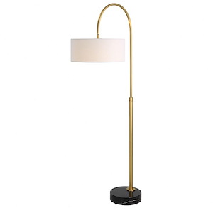 Huxford - 1 Light Arch Floor Lamp-68.5 Inches Tall and 27 Inches Wide