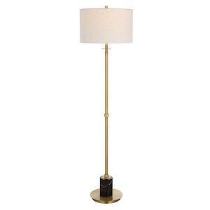 Guard - 1 Light Floor Lamp-65 Inches Tall and 17 Inches Wide