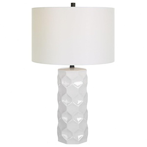 Honeycomb - 1 Light Table Lamp-26.5 Inches Tall and 15.5 Inches Wide