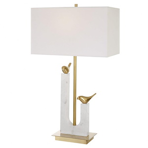 Songbirds - 1 Light Table Lamp-30 Inches Tall and 17 Inches Wide