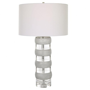 Band Together - 1 Light Table Lamp-28 Inches Tall and 16 Inches Wide