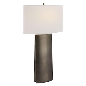 V-Groove - 1 Light Table Lamp In Modern Style-32.5 Inches Tall and 19 Inches Wide