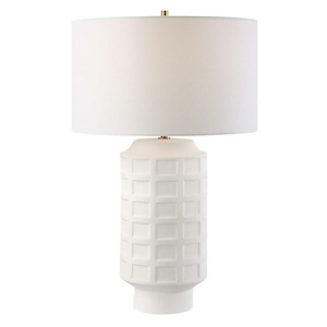 Window - 1 Light Table Lamp-28 Inches Tall and 17 Inches Wide