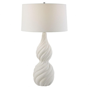 Twisted Swirl - 1 Light Table Lamp-32 Inches Tall and 18 Inches Wide