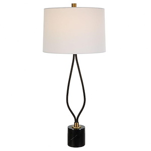 Separate Paths - 1 Light Table Lamp-36 Inches Tall and 16 Inches Wide