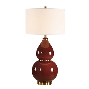 Gourd - 1 Light Table Lamp-30.5 Inch Tall and 16 Inch Wide - 1393713