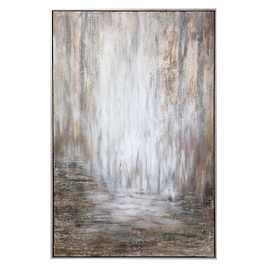 Desert Rain - 61.25 inch Abstract Art