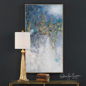 Floating - 52.75 inch Abstract Art - 28.75 inches wide by 2.25 inches deep