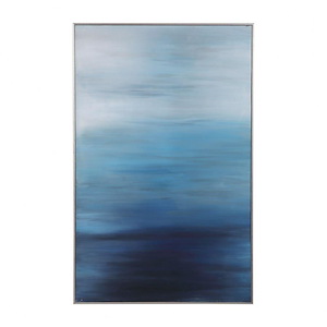Moonlit Sea - 62 inch Hand Painted Canvas Art