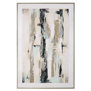Placidity - Abstract Art-74 Inches Tall and 50 Inches Wide