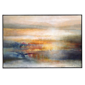 Seafaring Dusk - Hand Painted Abstract Wall Art-61 Inches Tall and 41 Inches Wide