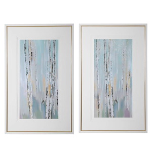 Pandora&#39;s Forest - 48.6 inch Abstract Art (Set of 2)