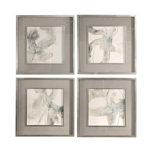Divination - 25.13 inch Abstract Art (Set of 4)