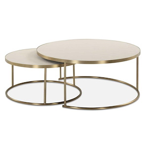 Aragon - Coffee Table (Set of 2)-17.5 Inch Tall and 40 Inch Wide - 1393821