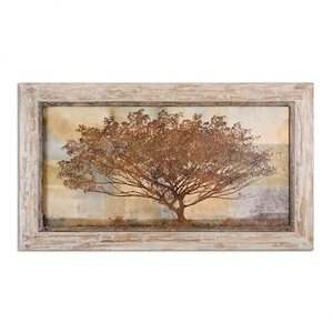 Autumn Radiance Sepia - 31.88 inch Framed Art - 56.13 inches wide by 1.5 inches deep