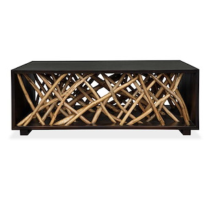 Teak Maze - Coffee Table-17 Inch Tall and 48 Inch Wide - 1430505